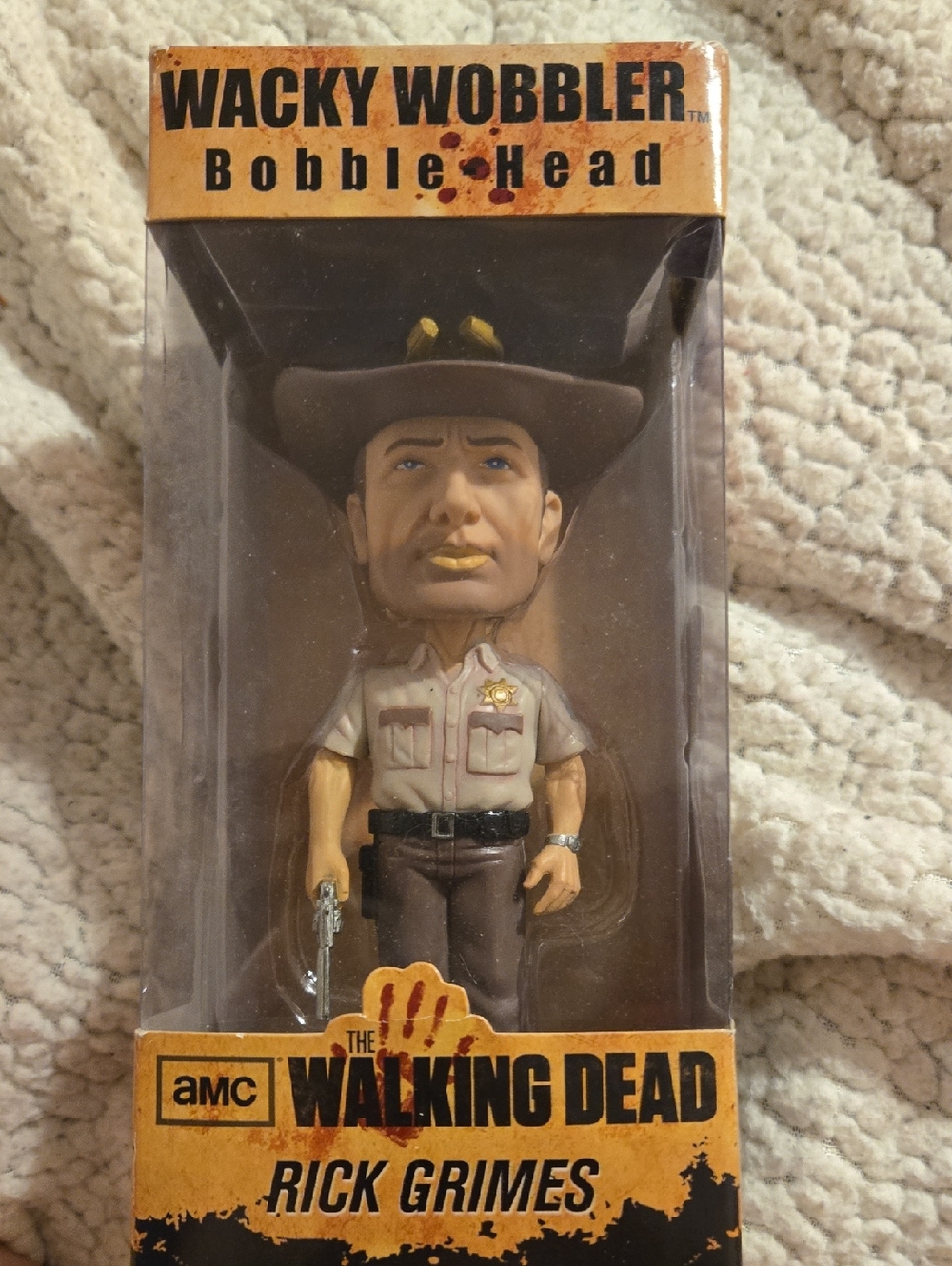 Bobblehead Walking Dead Boxed Figurine - Brown/Black/Gold